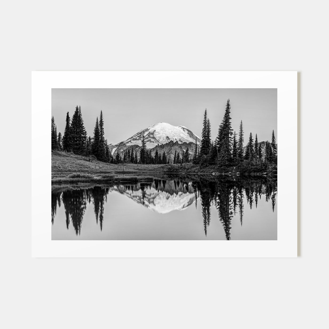 Washington (State) Landscape B&W No 1 Poster