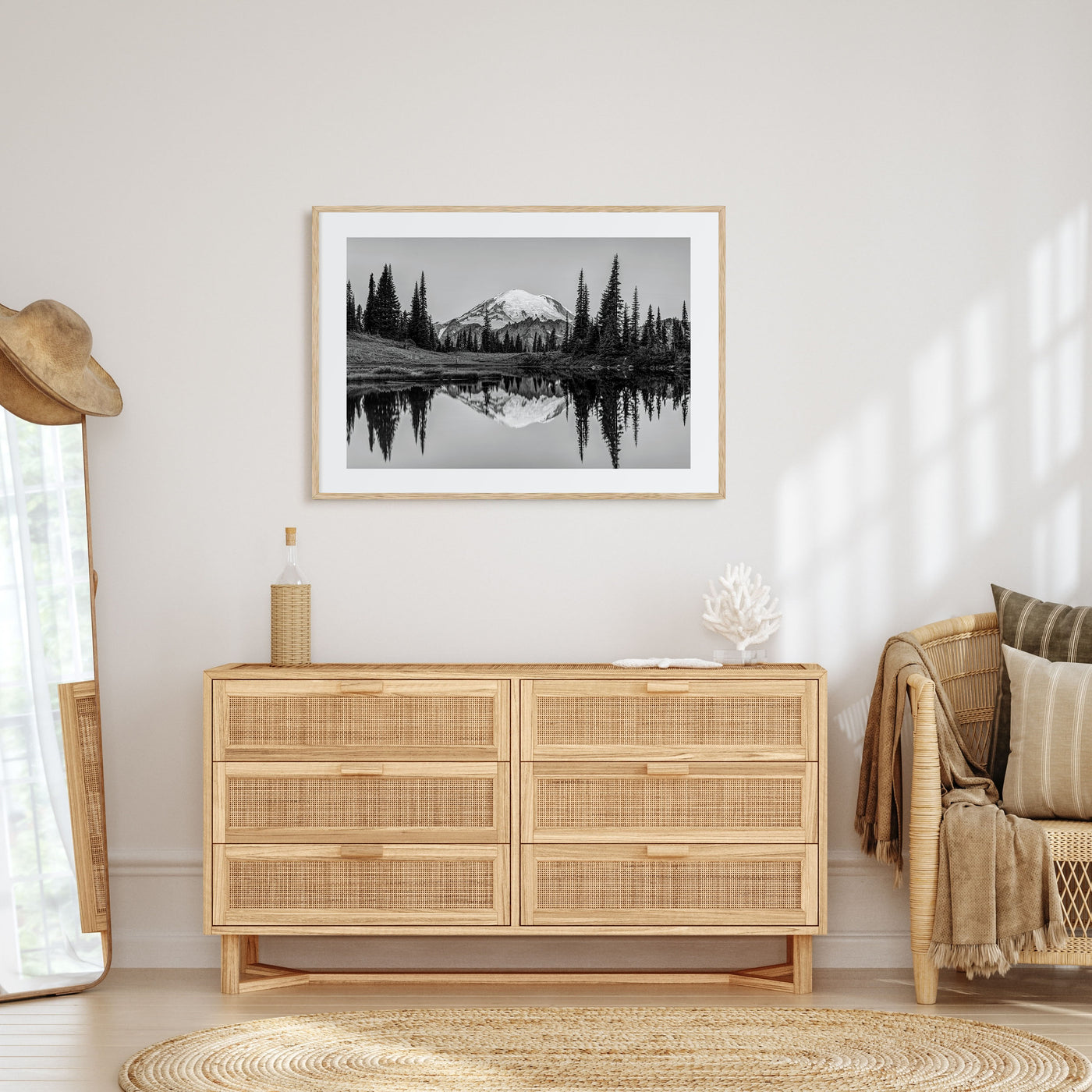 Washington (State) Landscape B&W No 1 Poster