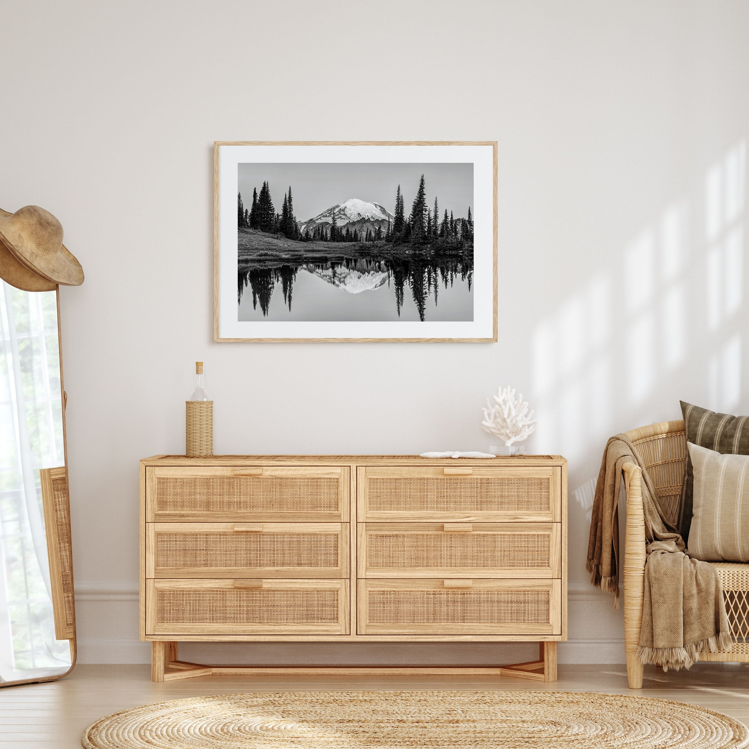 Washington (State) Landscape B&W No 1 Poster