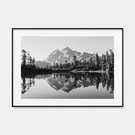 Washington (State) Landscape B&W No 2 Poster