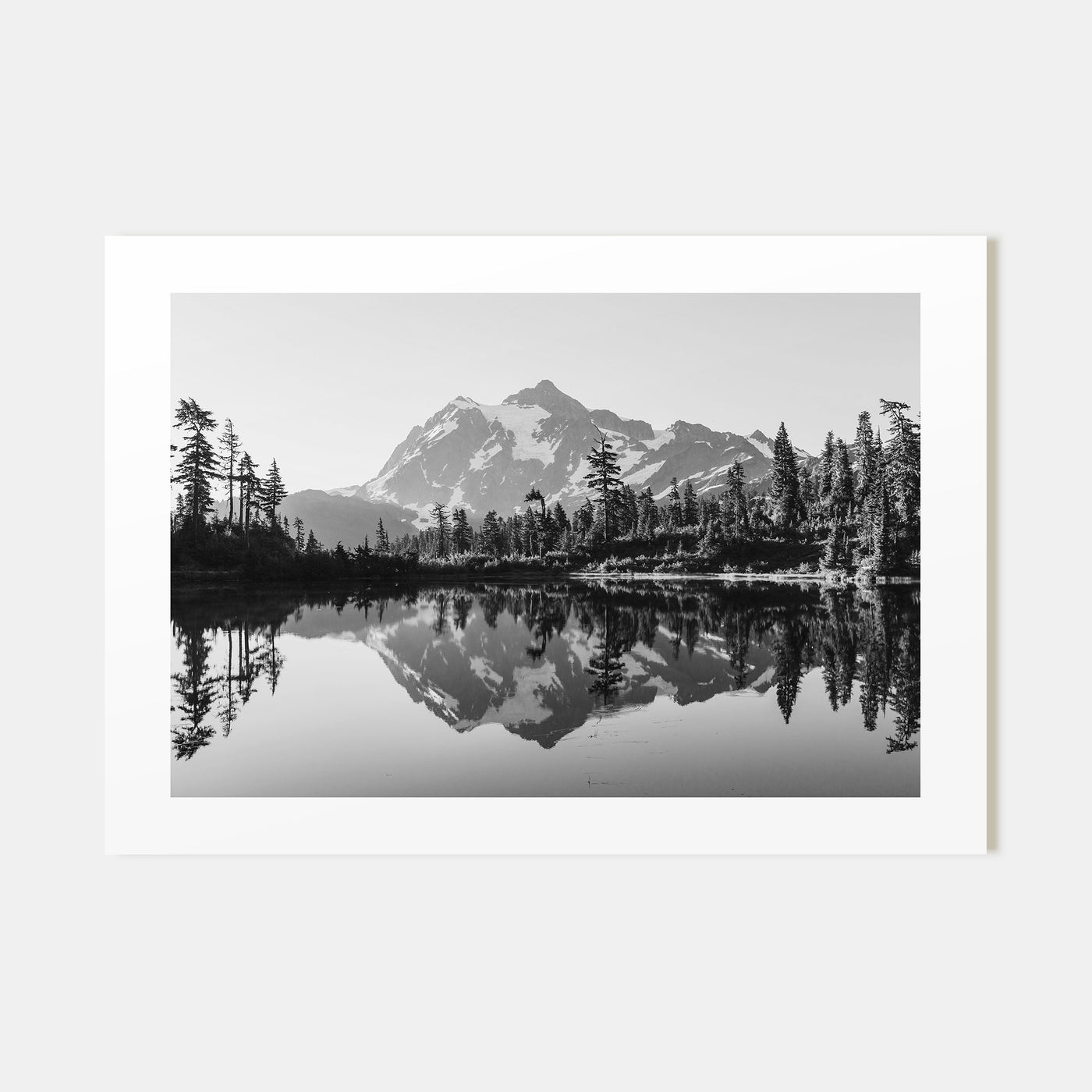 Washington (State) Landscape B&W No 2 Poster