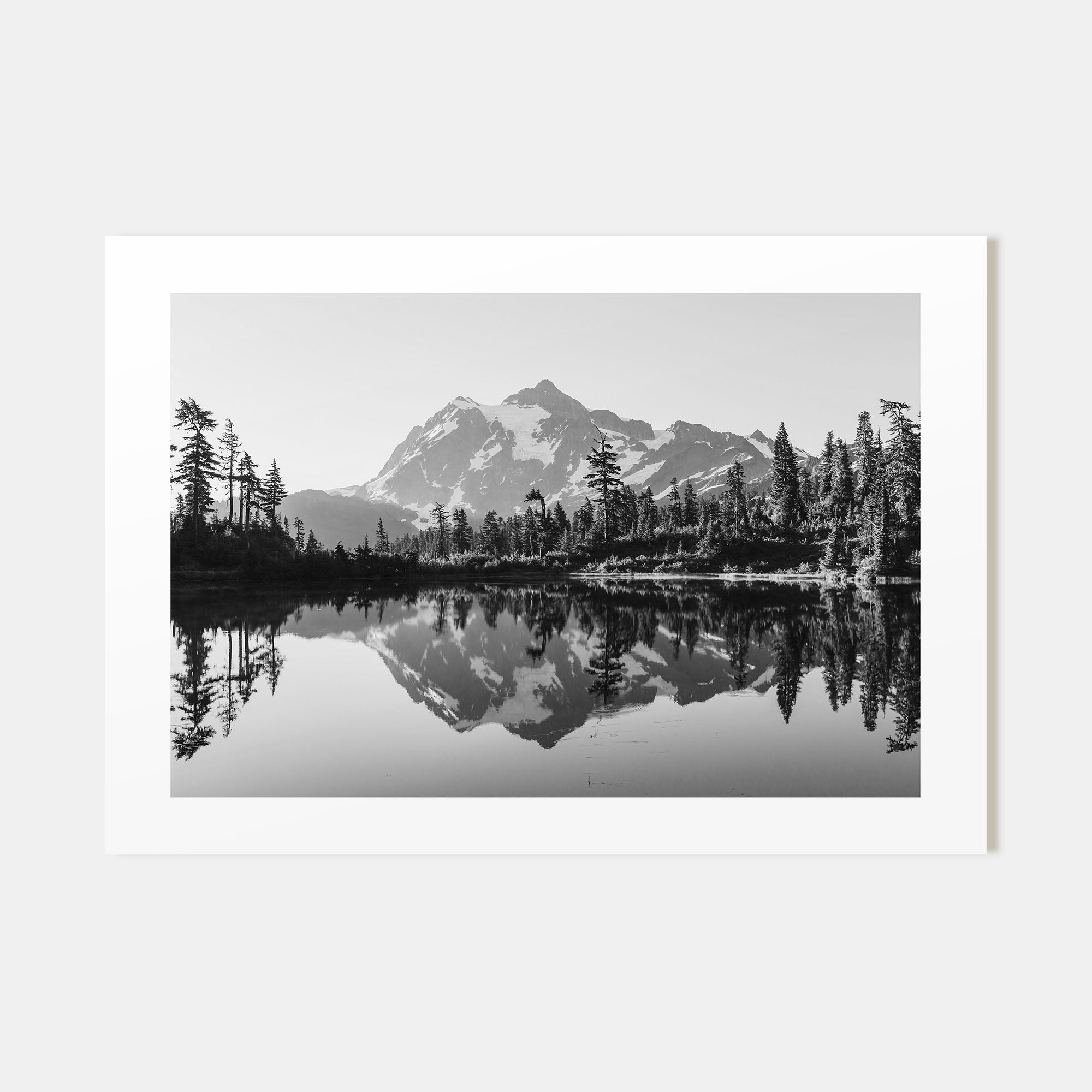 Washington (State) Landscape B&W No 2 Poster
