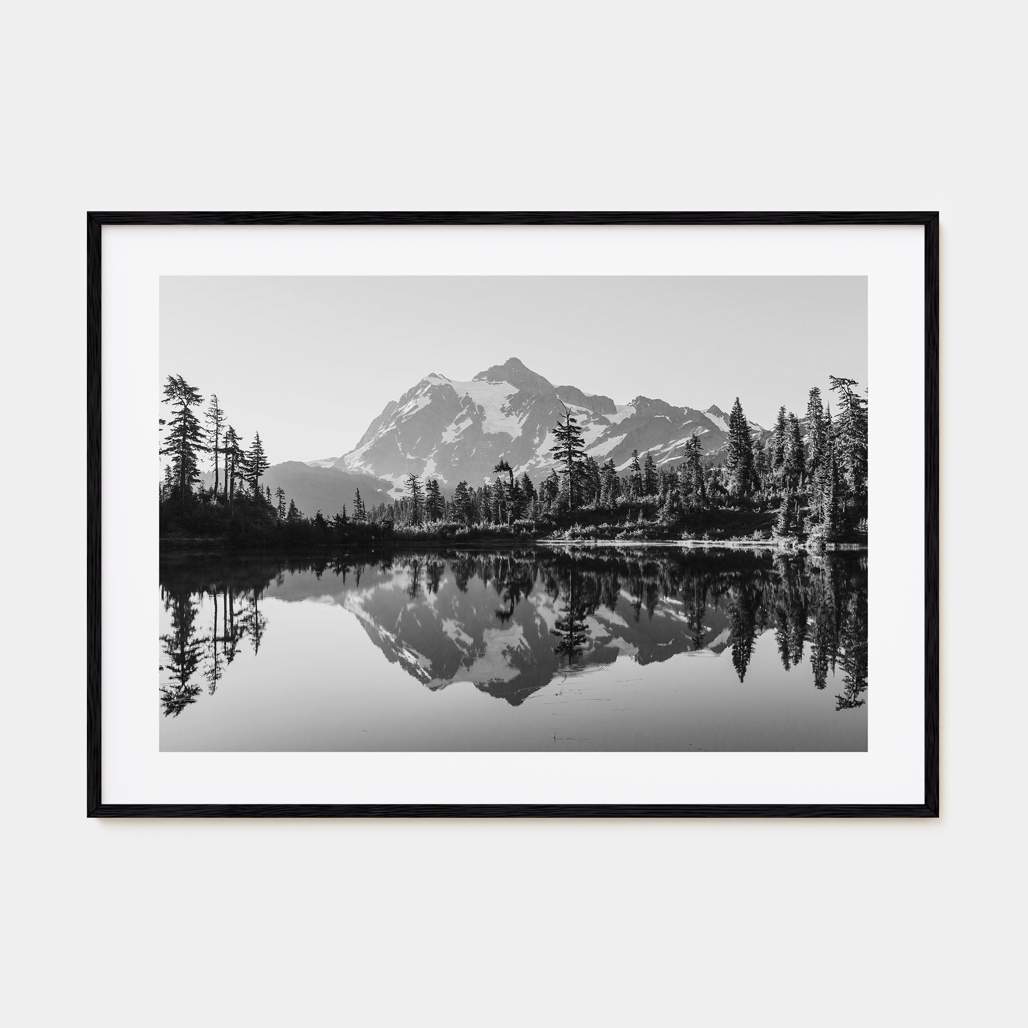 Washington (State) Landscape B&W No 2 Poster