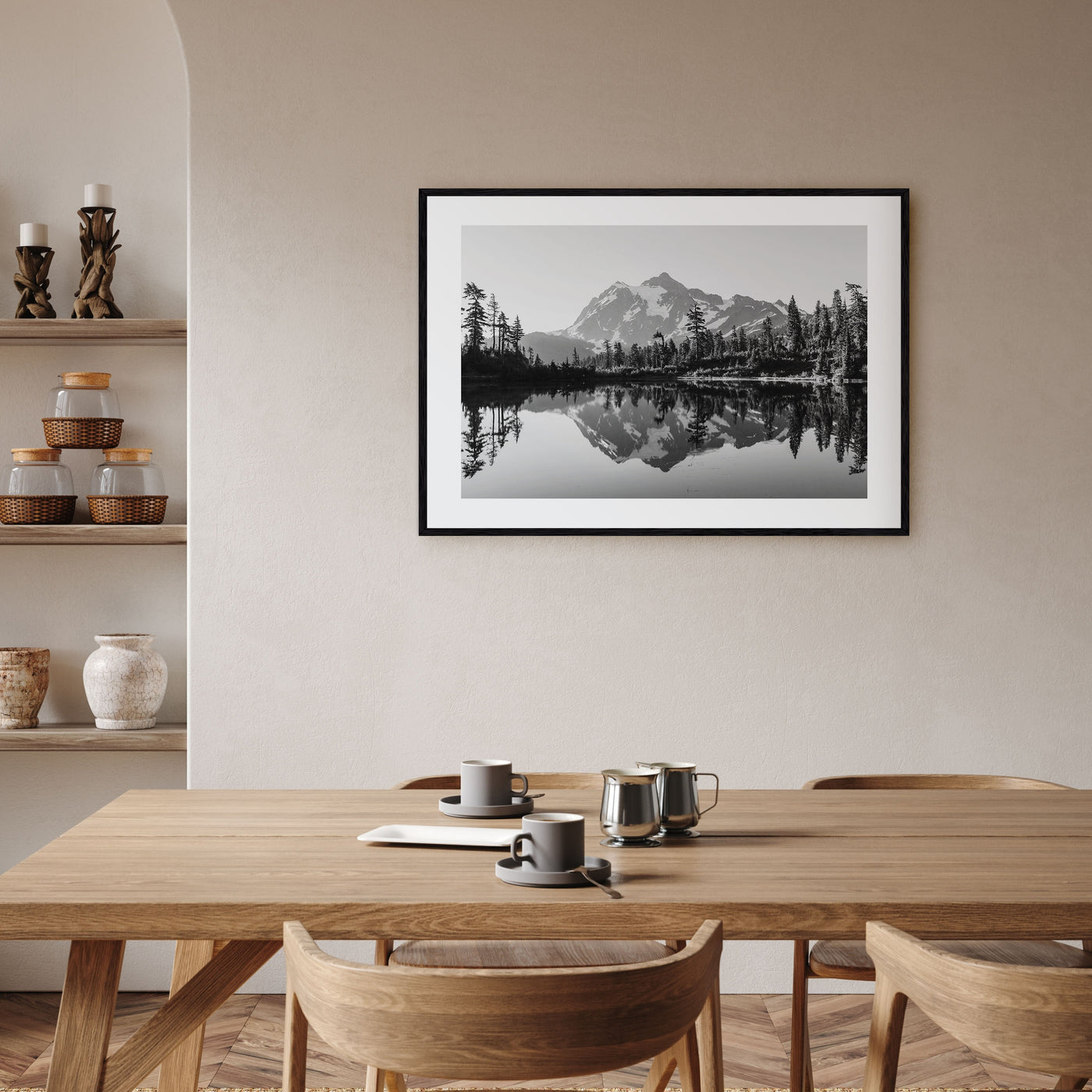 Washington (State) Landscape B&W No 2 Poster