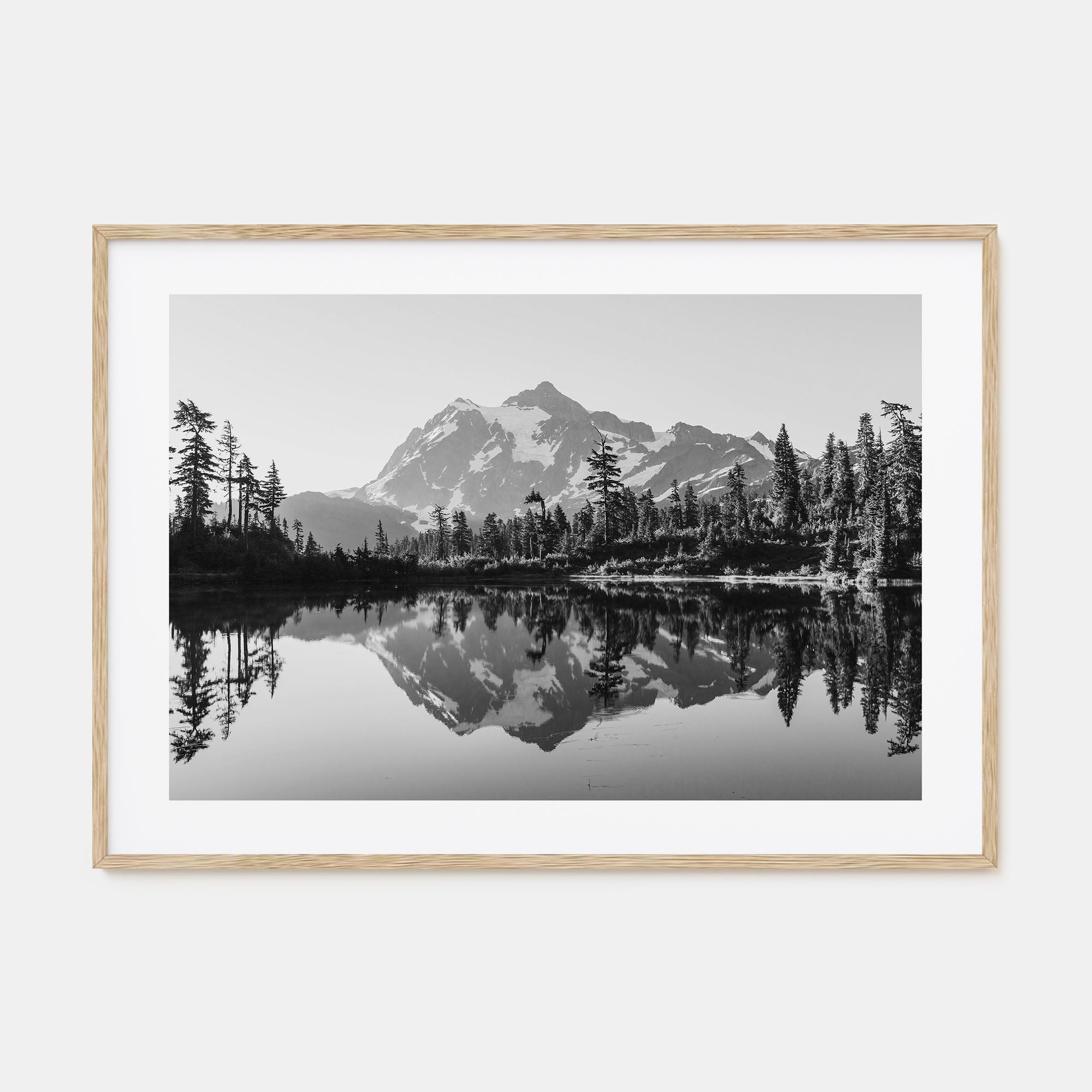 Washington (State) Landscape B&W No 2 Poster