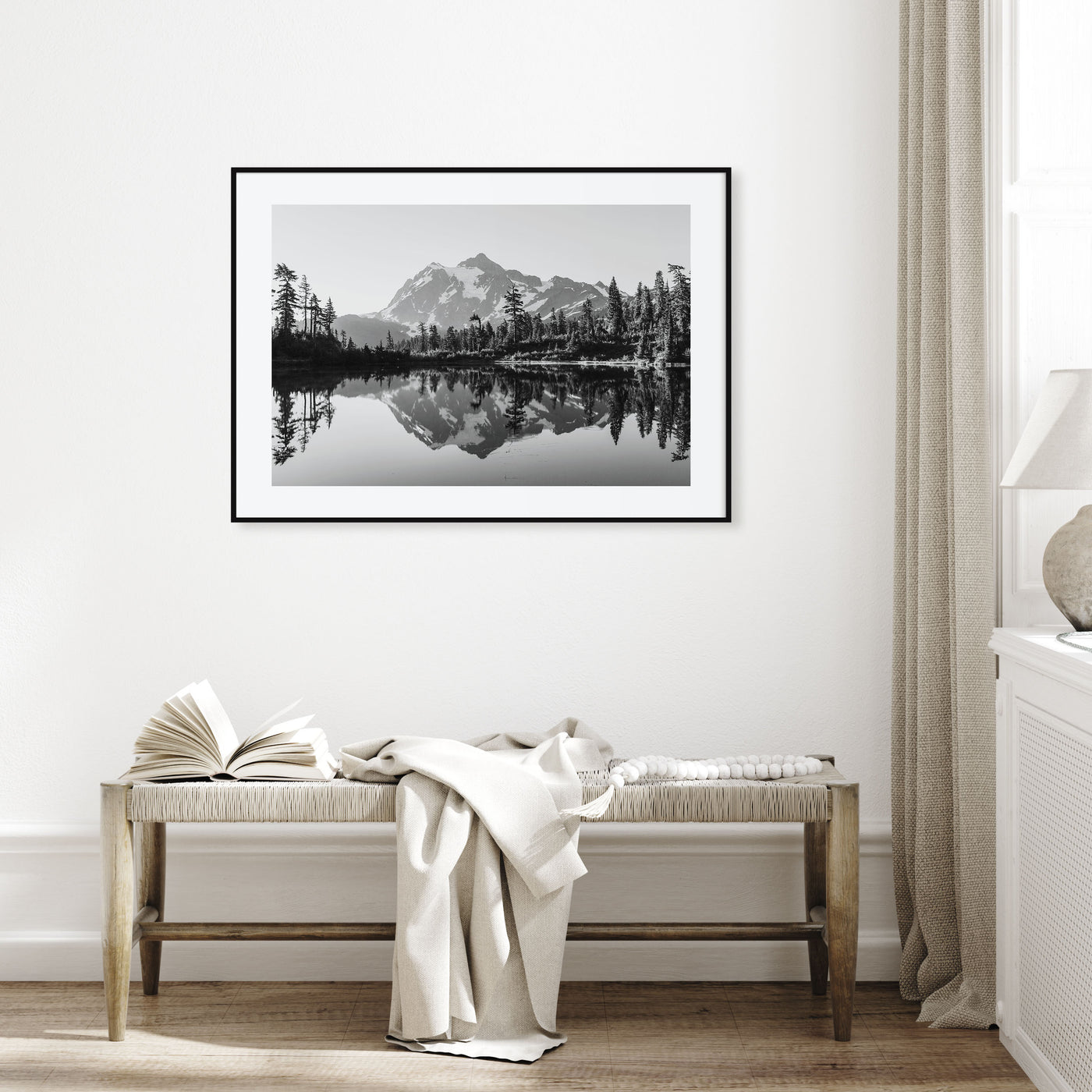 Washington (State) Landscape B&W No 2 Poster