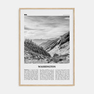 Washington (State) Travel B&W No 2 Poster