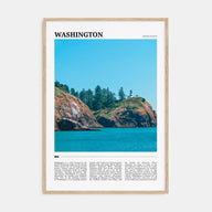 Washington (State) Travel Color Poster