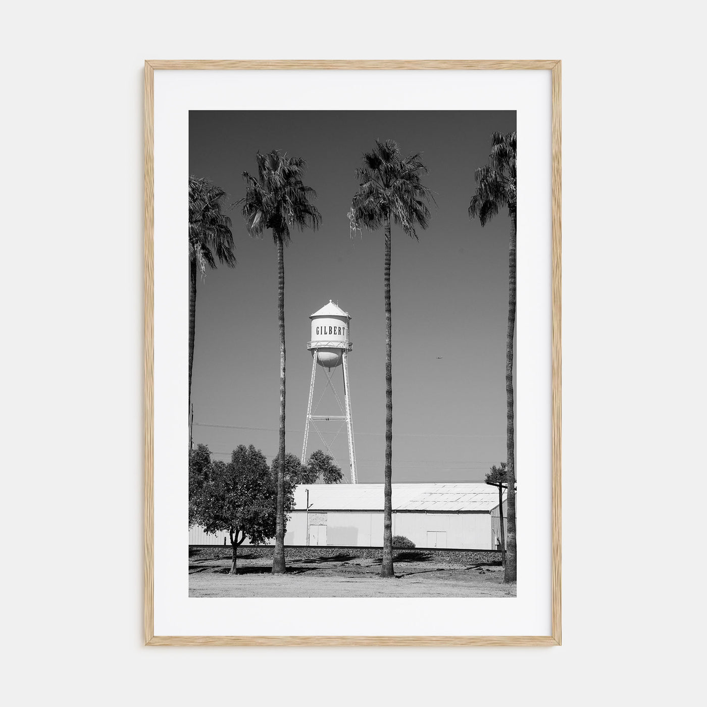 Water Tower Photo B&W No 2 Poster