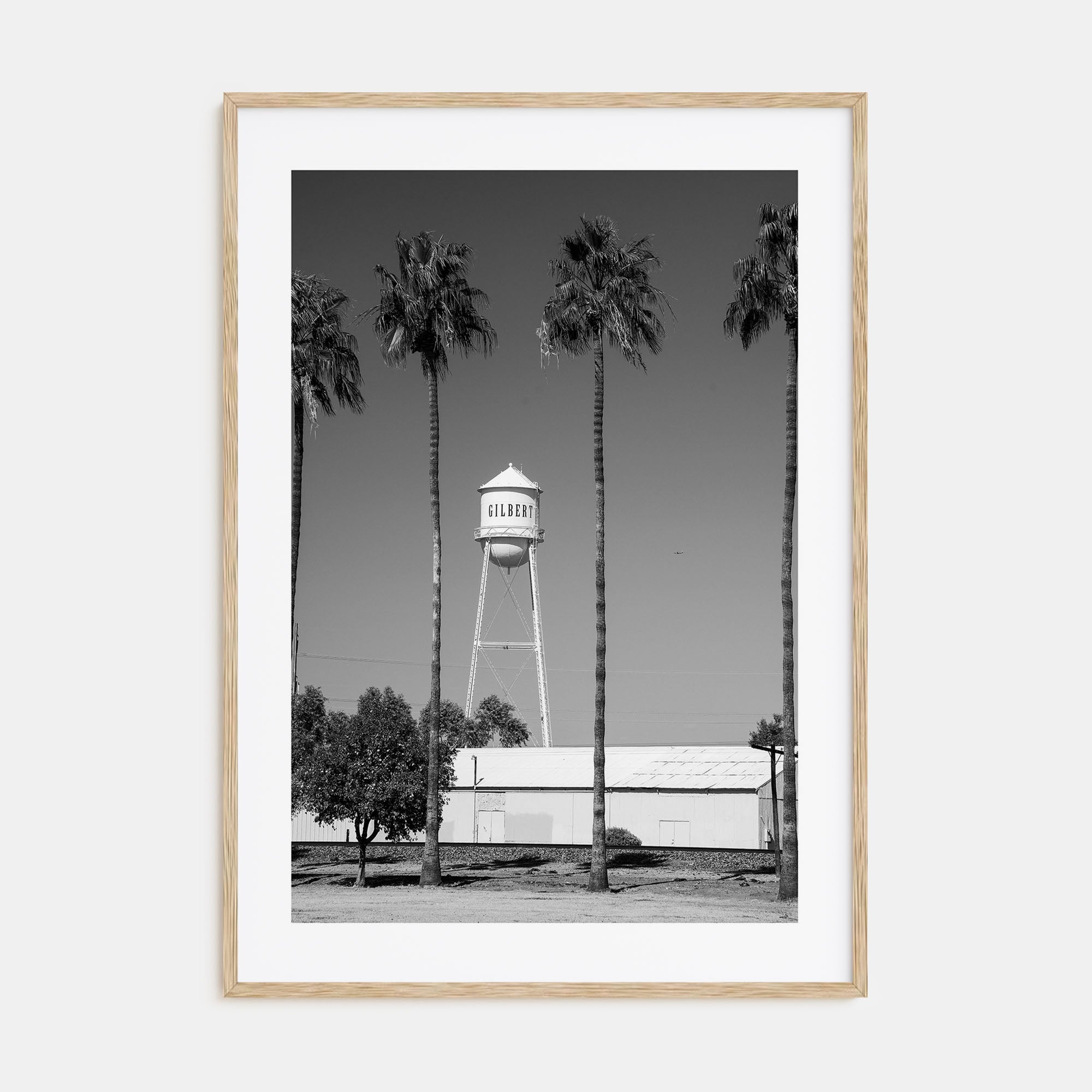 Water Tower Photo B&W No 2 Poster
