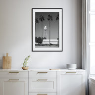 Water Tower Photo B&W No 2 Poster