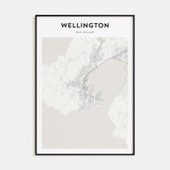 Wellington Map Portrait Poster