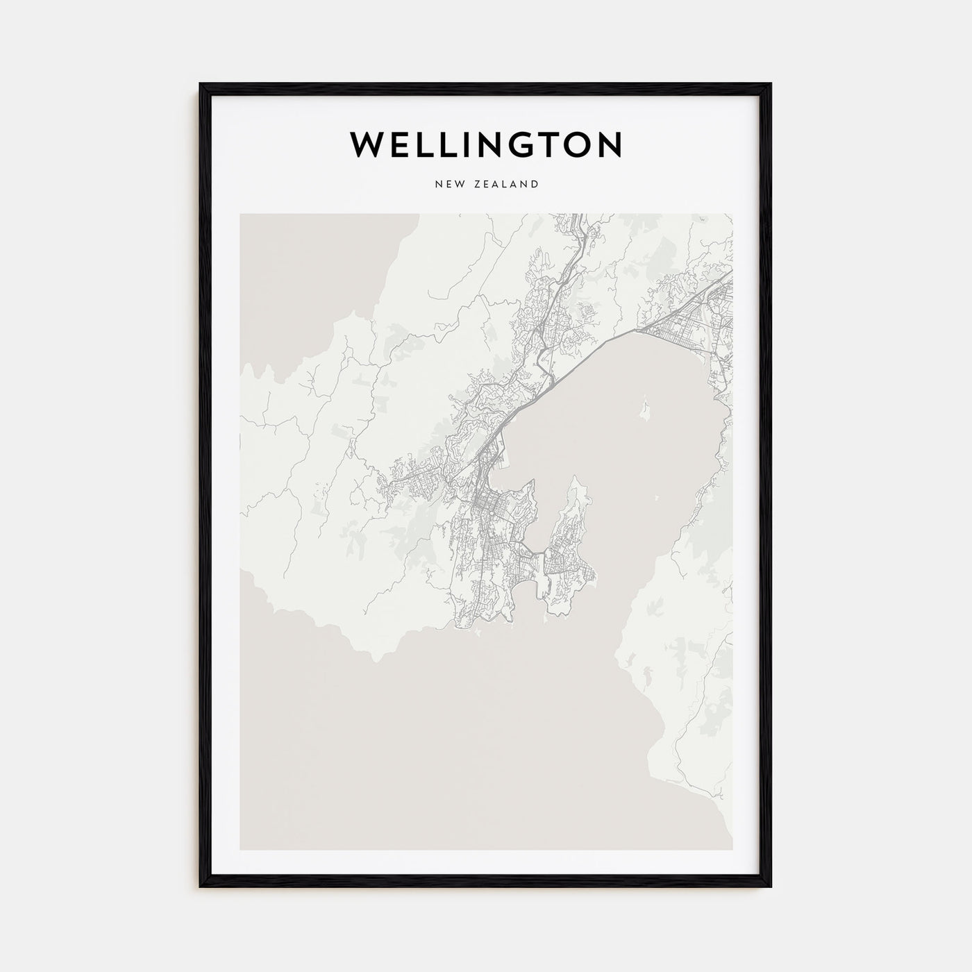 Wellington Map Portrait Poster