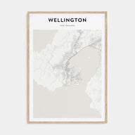 Wellington Map Portrait Poster