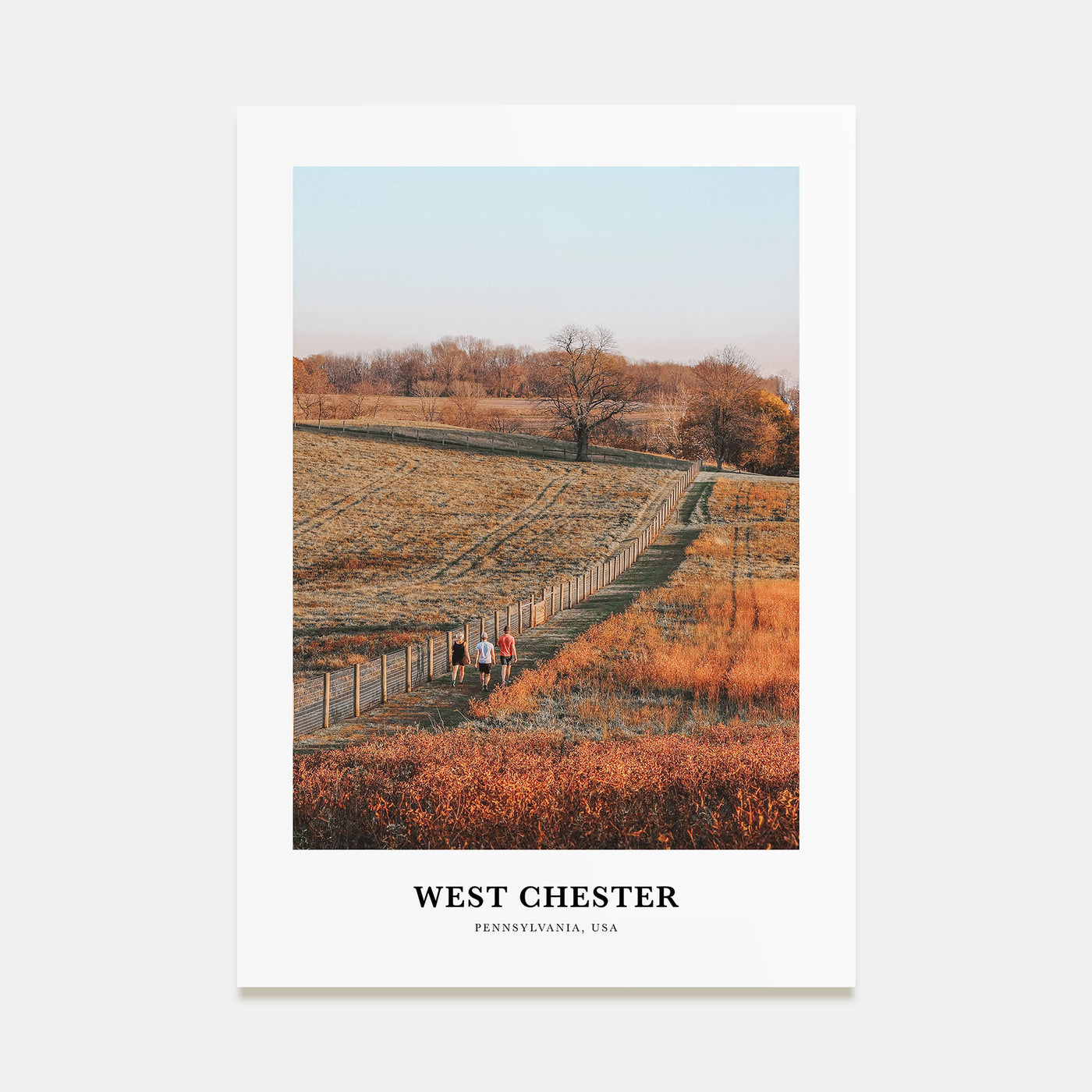 West Chester Portrait Color Poster