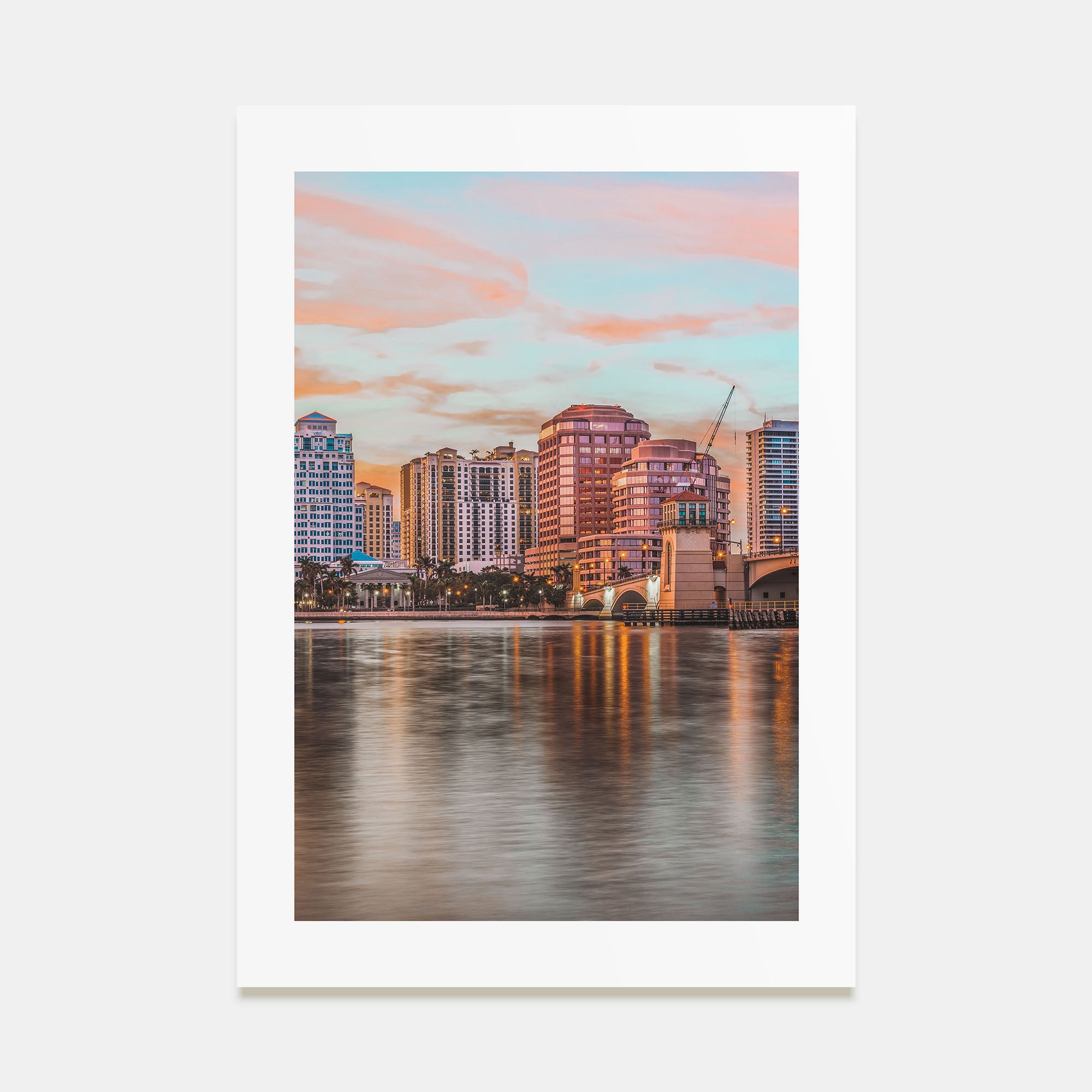 West Palm Beach Photo Color Poster