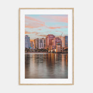 West Palm Beach Photo Color Poster