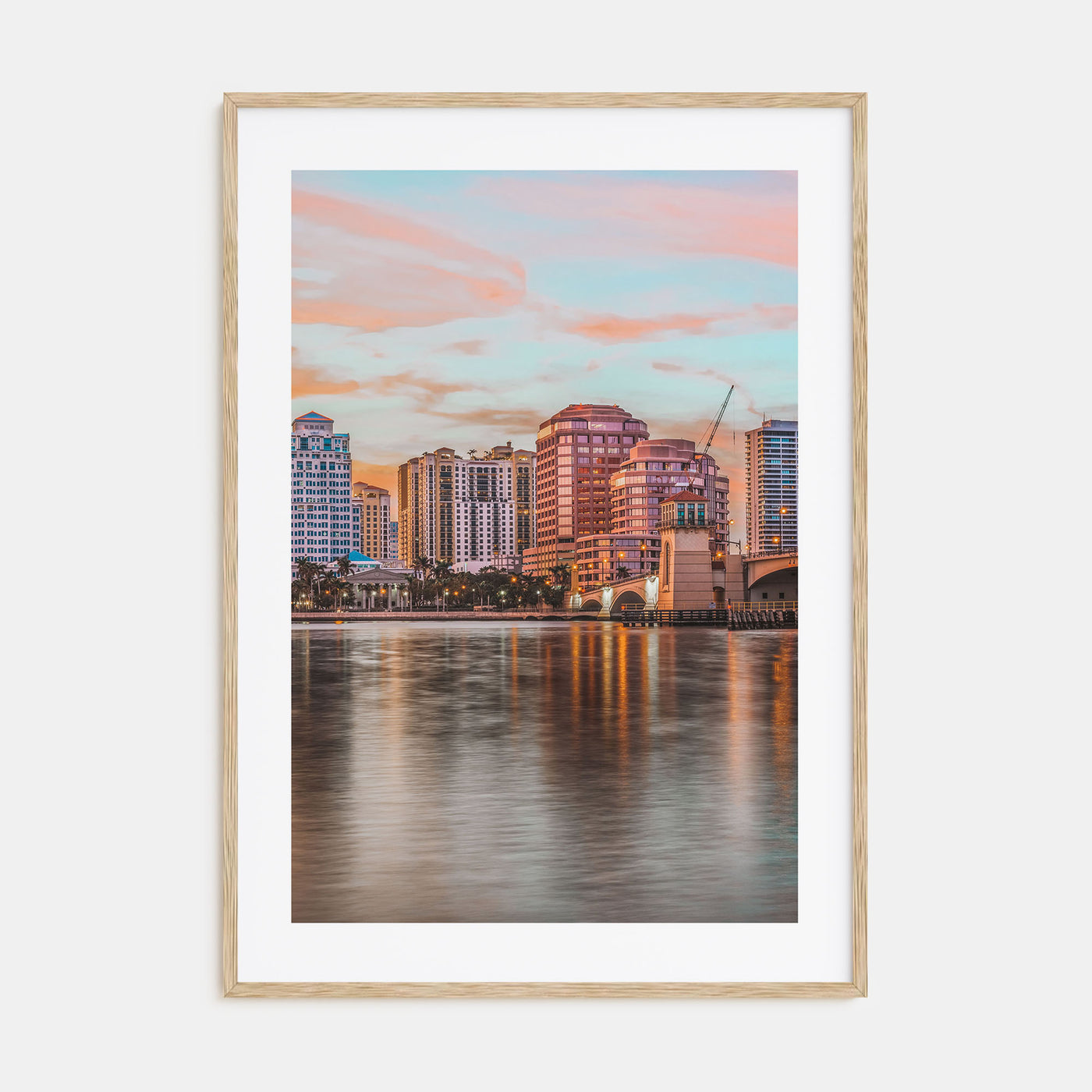 West Palm Beach Photo Color Poster