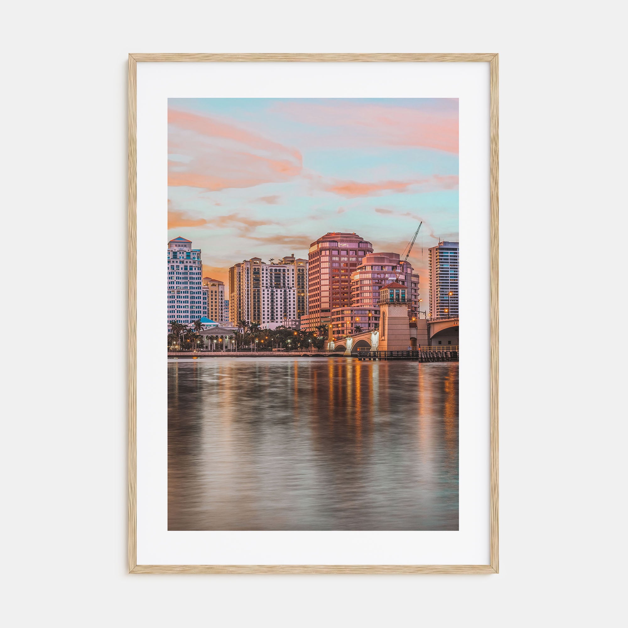 West Palm Beach Photo Color Poster