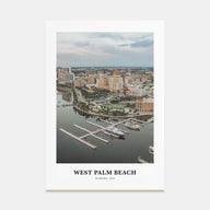 West Palm Beach Portrait Color Poster