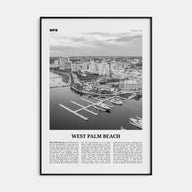 West Palm Beach Travel B&W No 1 Poster