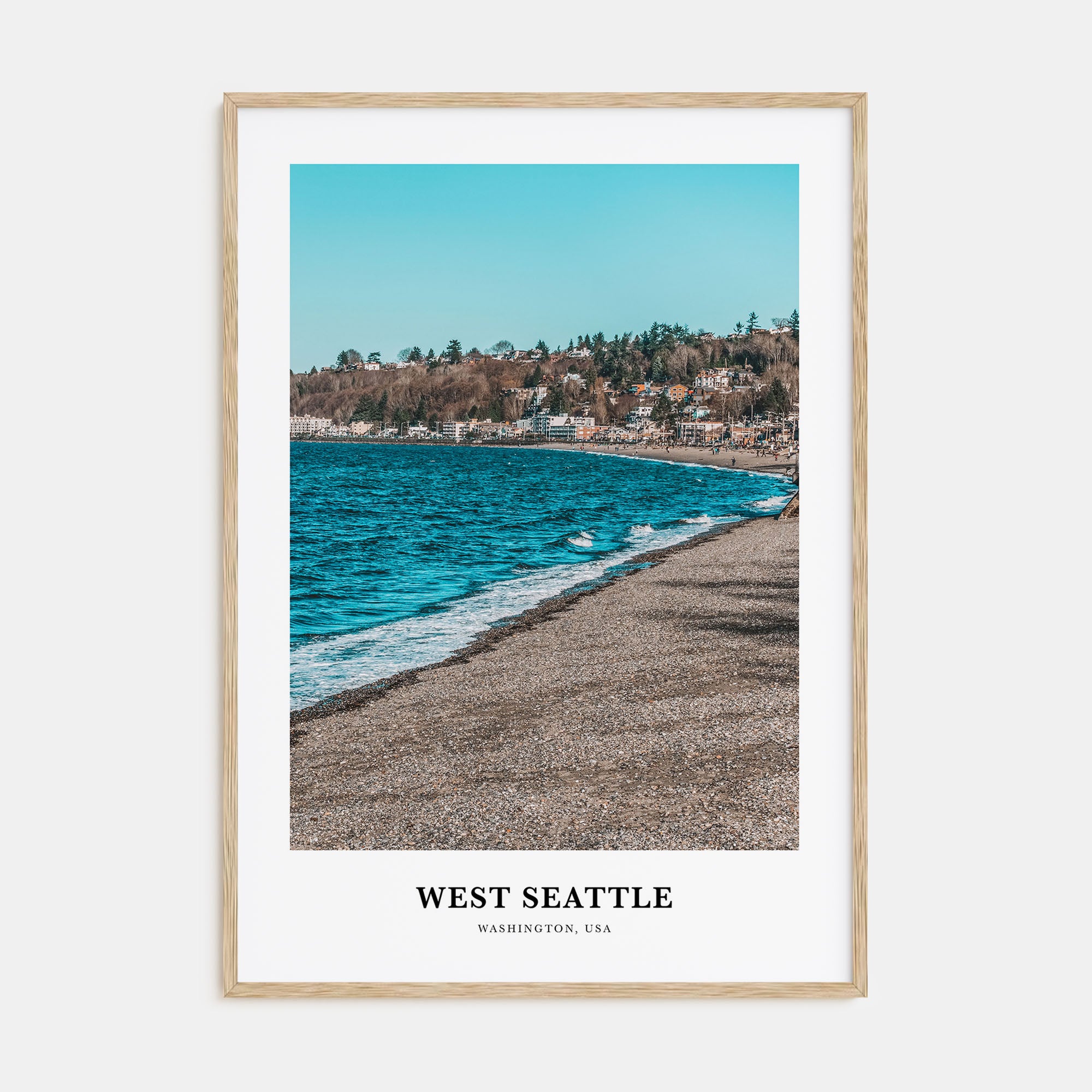 West Seattle Portrait Color Poster