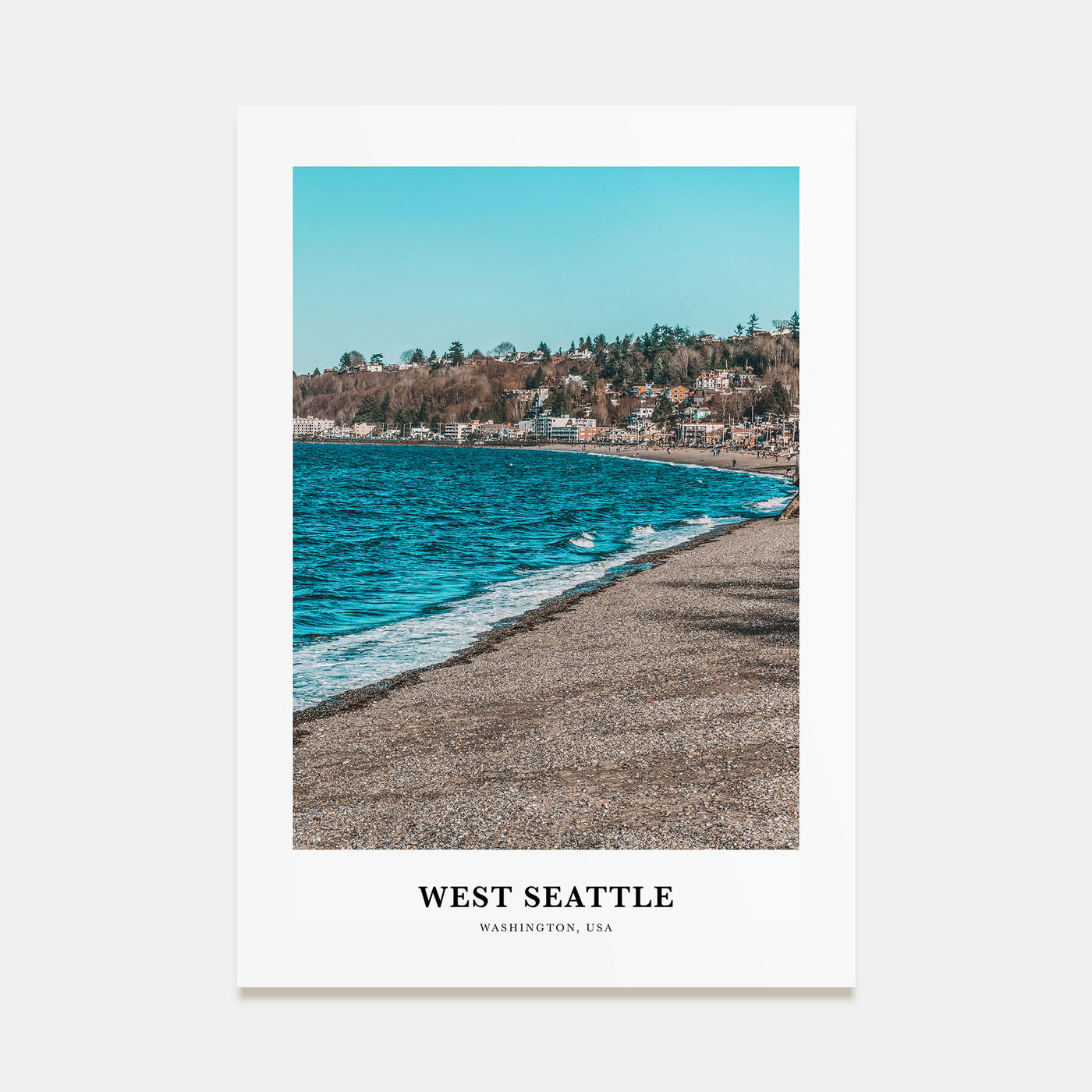 West Seattle Portrait Color Poster