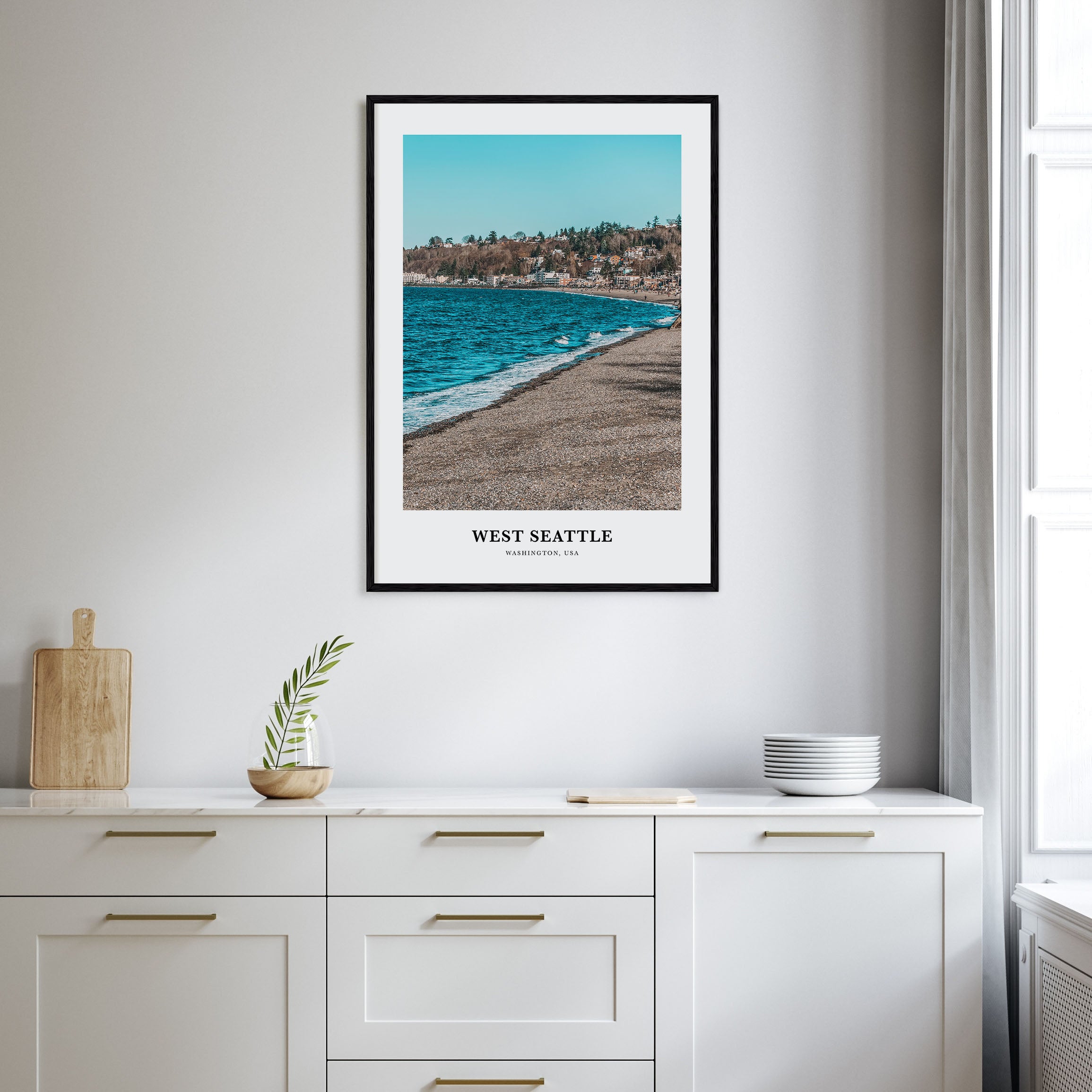 West Seattle Portrait Color Poster