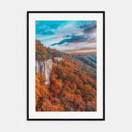 West Virginia Photo Color Poster