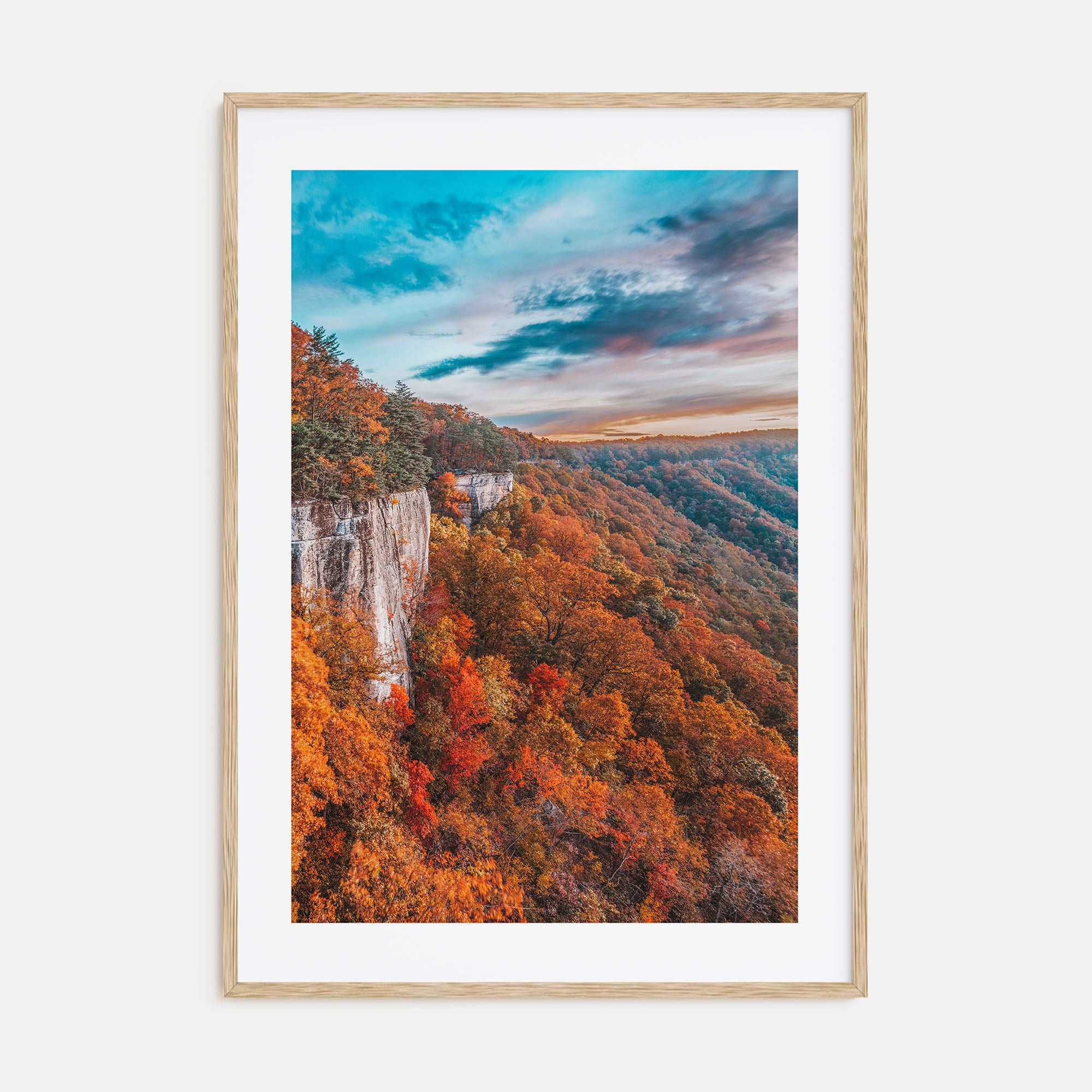West Virginia Photo Color Poster