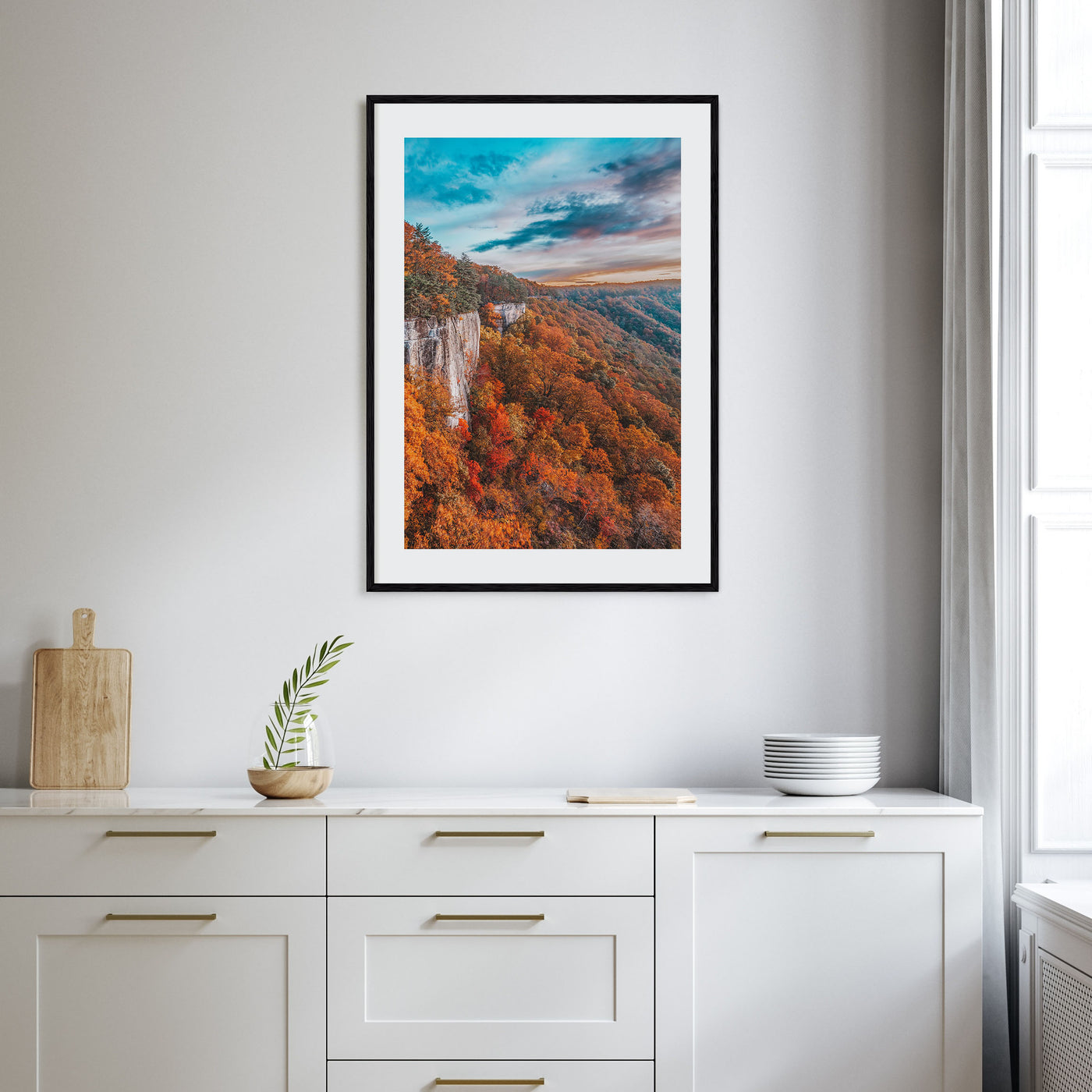 West Virginia Photo Color Poster