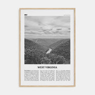 West Virginia Travel B&W No 1 Poster