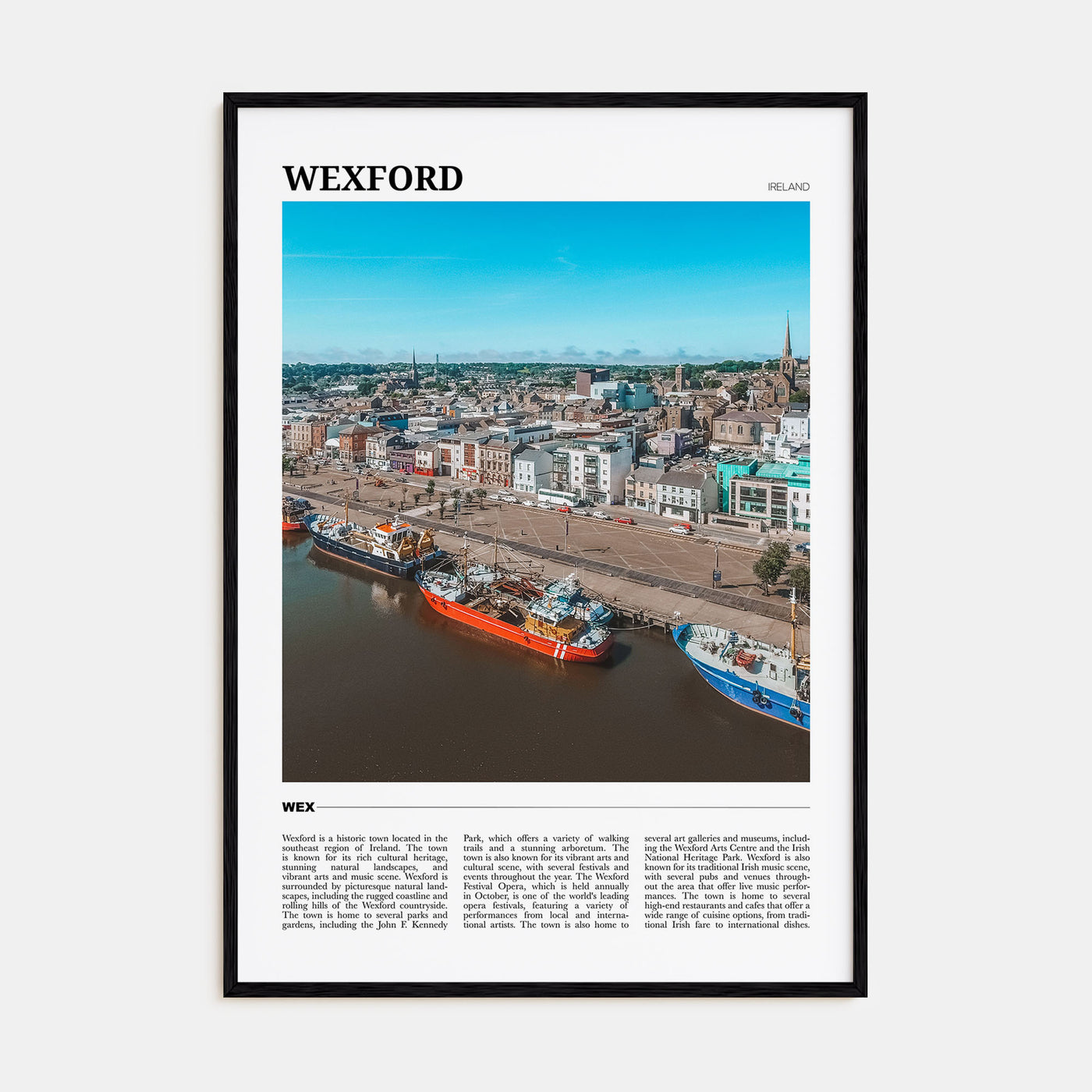 Wexford Travel Color Poster