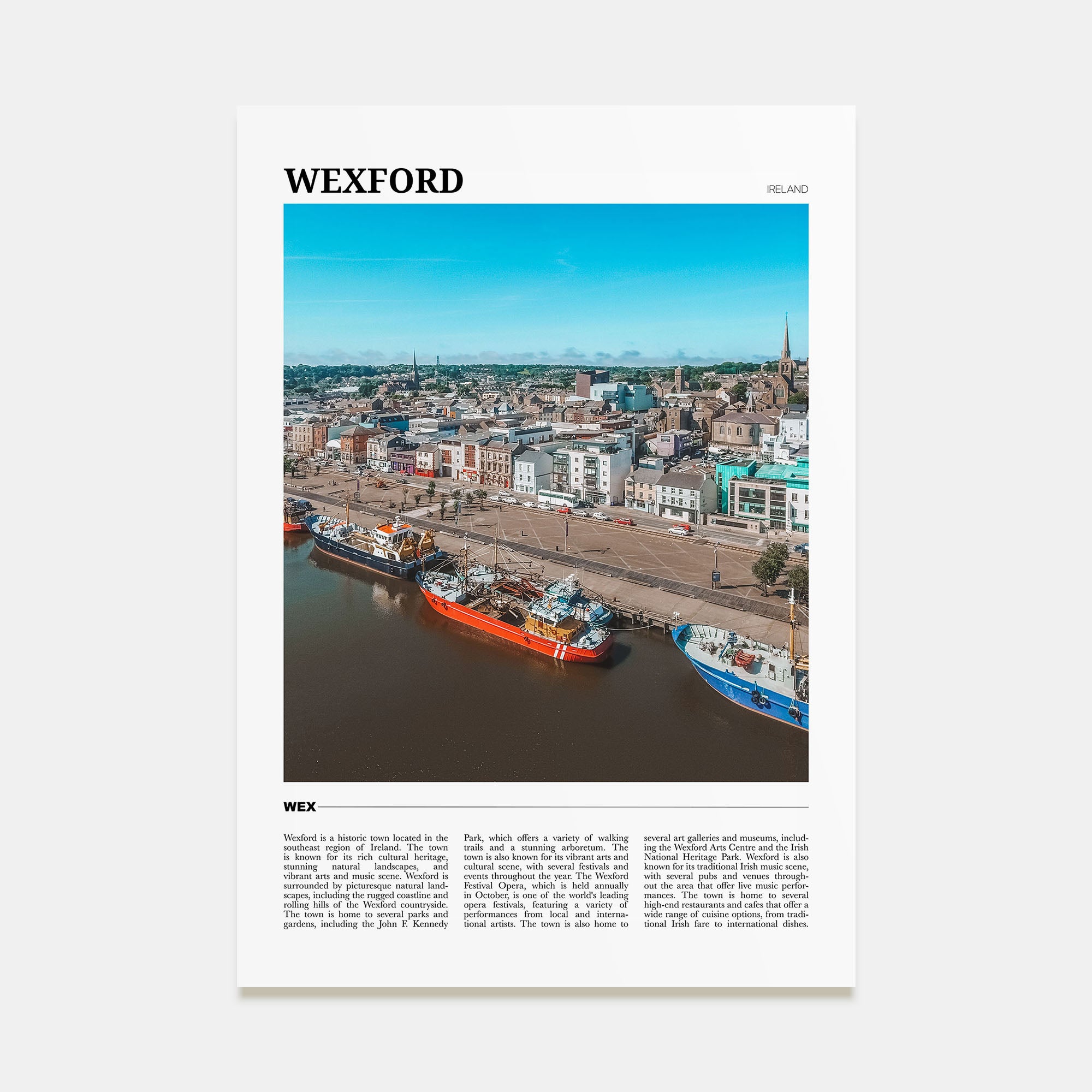 Wexford Travel Color Poster