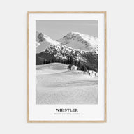 Whistler Portrait B&W Poster