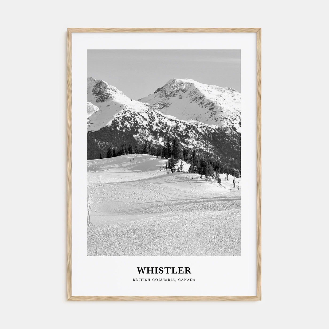 Whistler Portrait B&W Poster