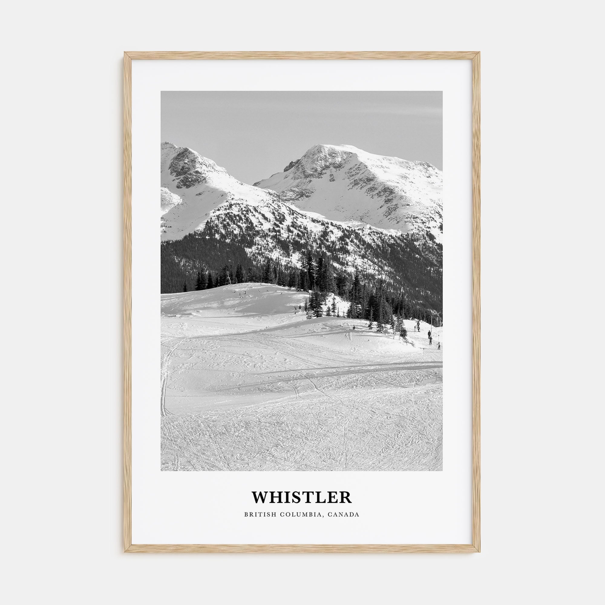 Whistler Portrait B&W Poster