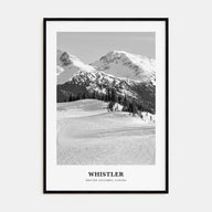 Whistler Portrait B&W Poster