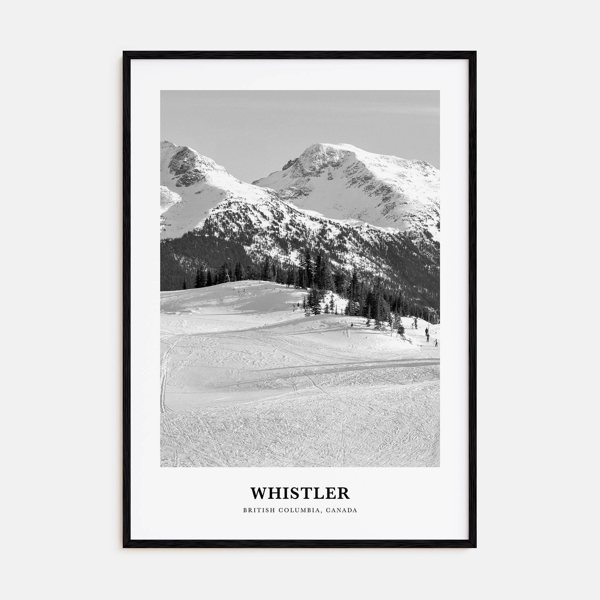Whistler Portrait B&W Poster