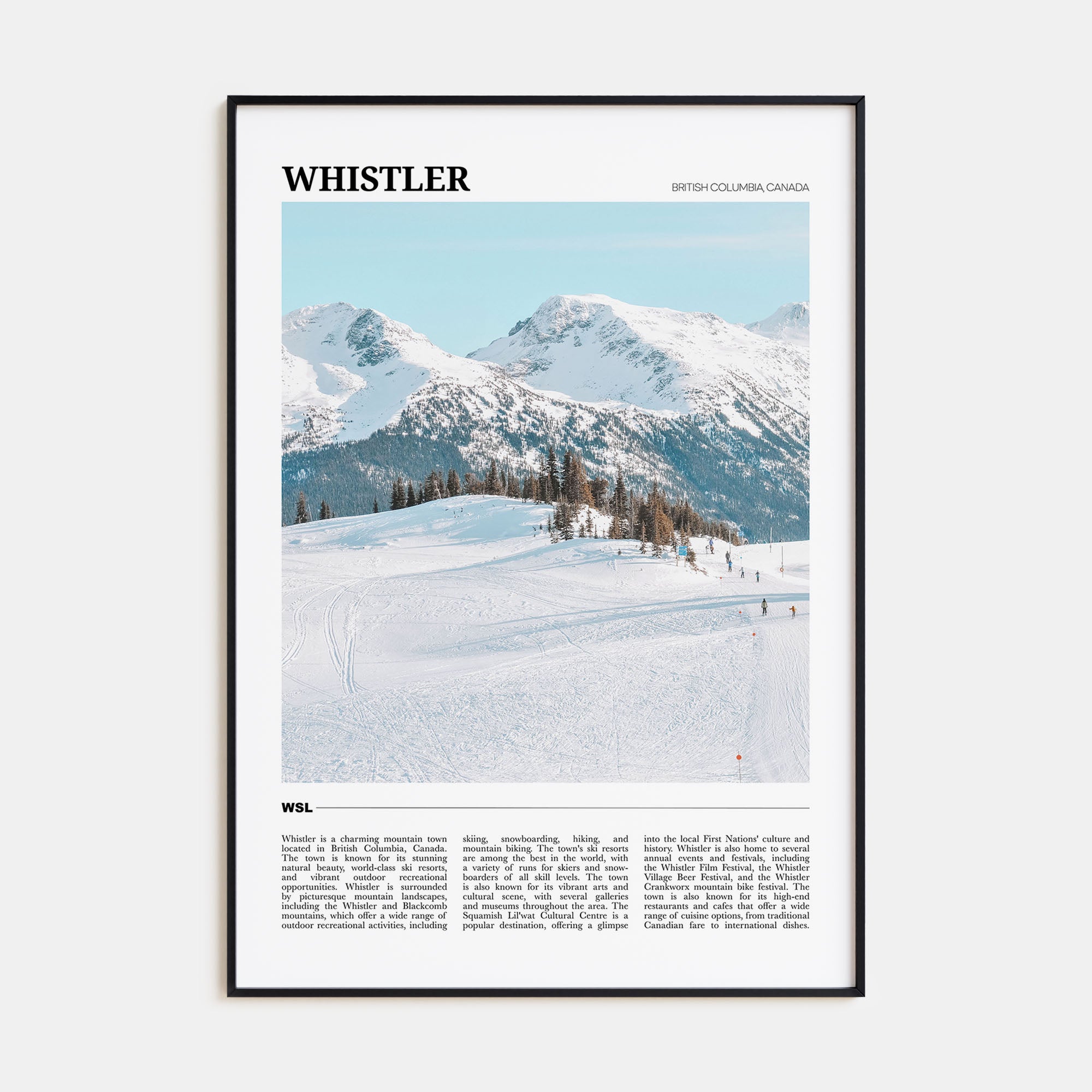 Whistler Travel Color Poster