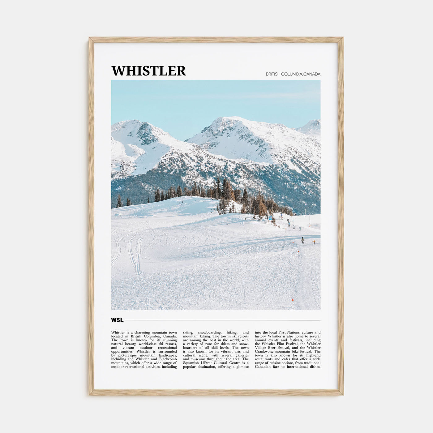 Whistler Travel Color Poster