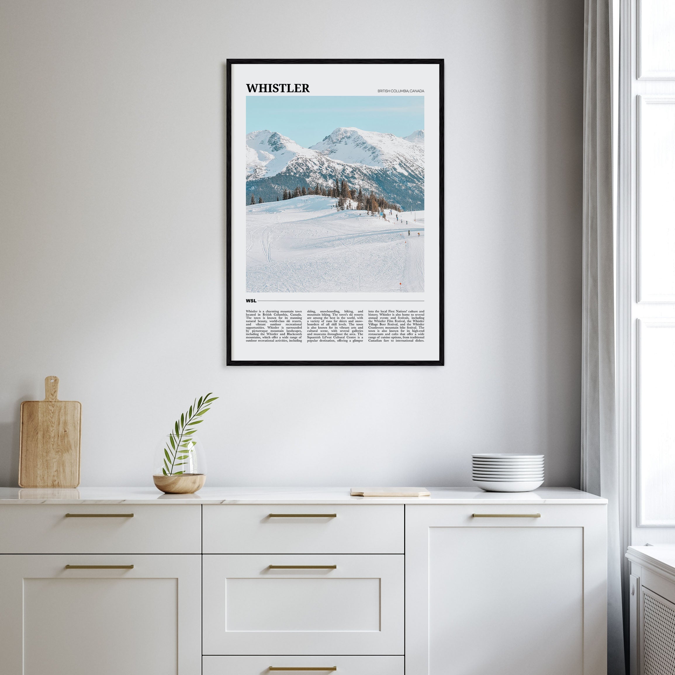 Whistler Travel Color Poster