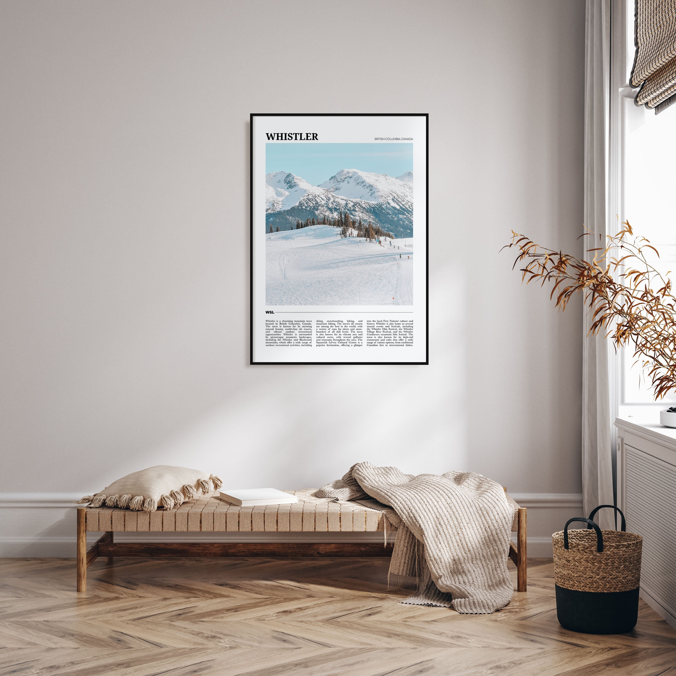 Whistler Travel Color Poster