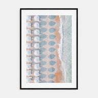 White Umbrellas Photo Color Poster
