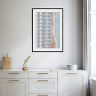 White Umbrellas Photo Color Poster
