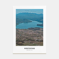 Whitefish Portrait Color Poster