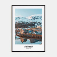 Whittier, Alaska Portrait Color Poster