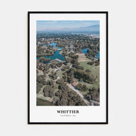 Whittier, California Portrait Color Poster