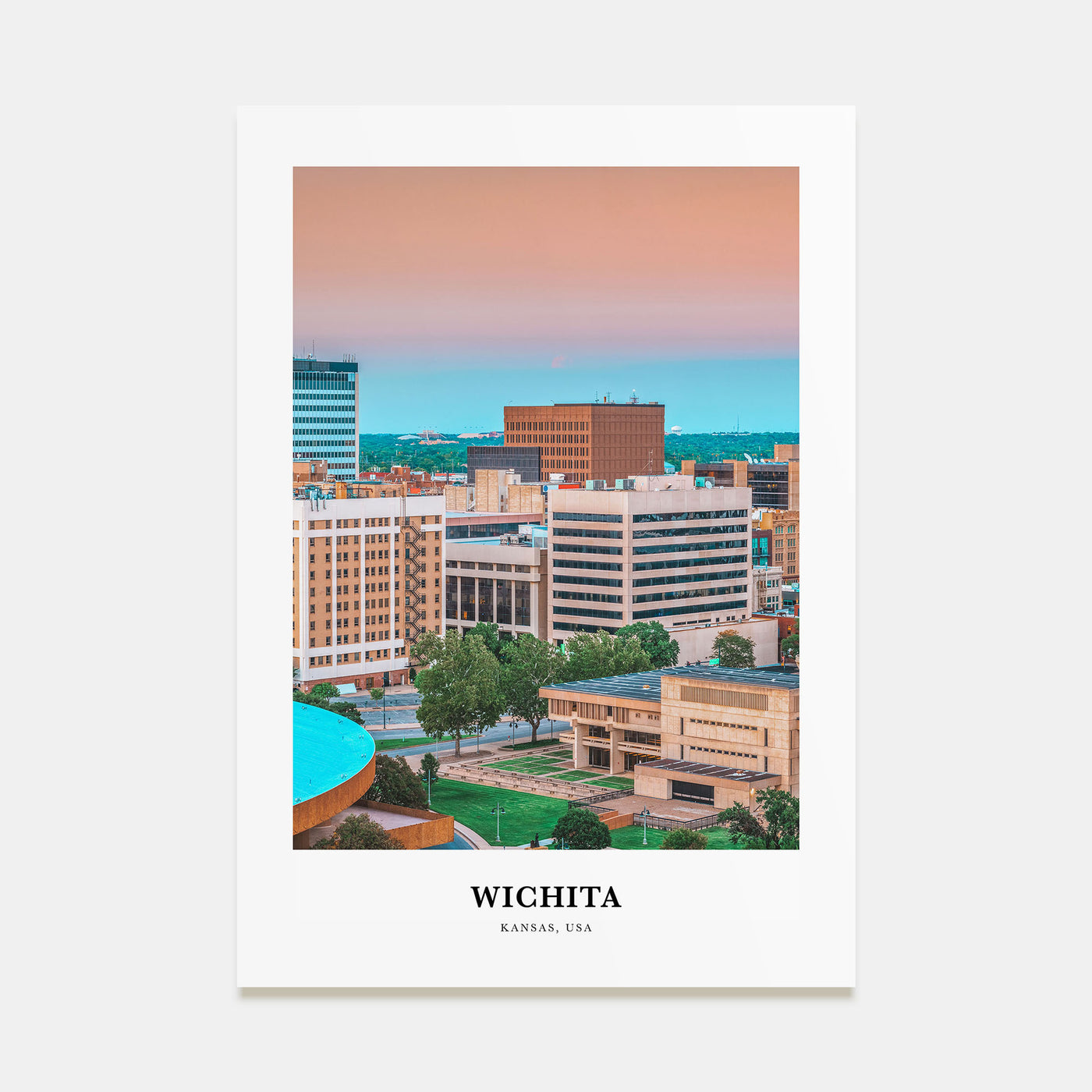 Wichita Portrait Color Poster
