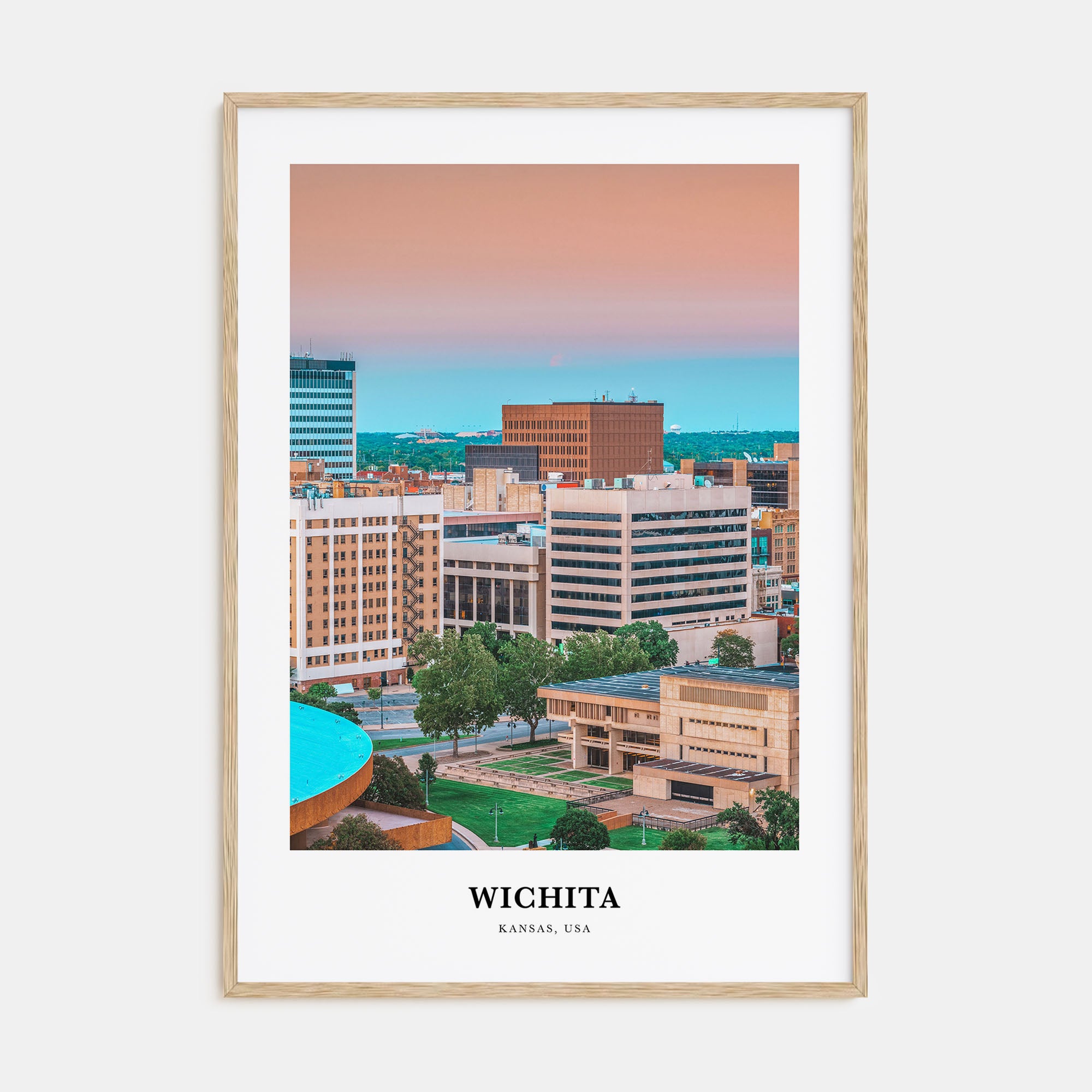 Wichita Portrait Color Poster